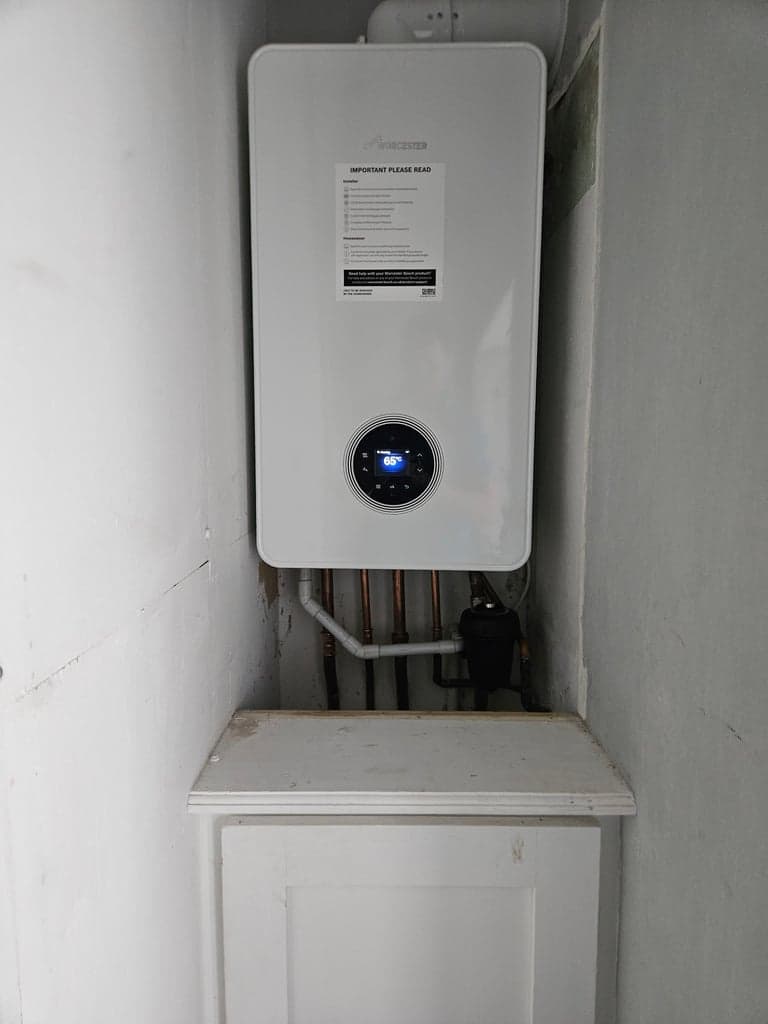 New Worcester boiler installed in Galmpton